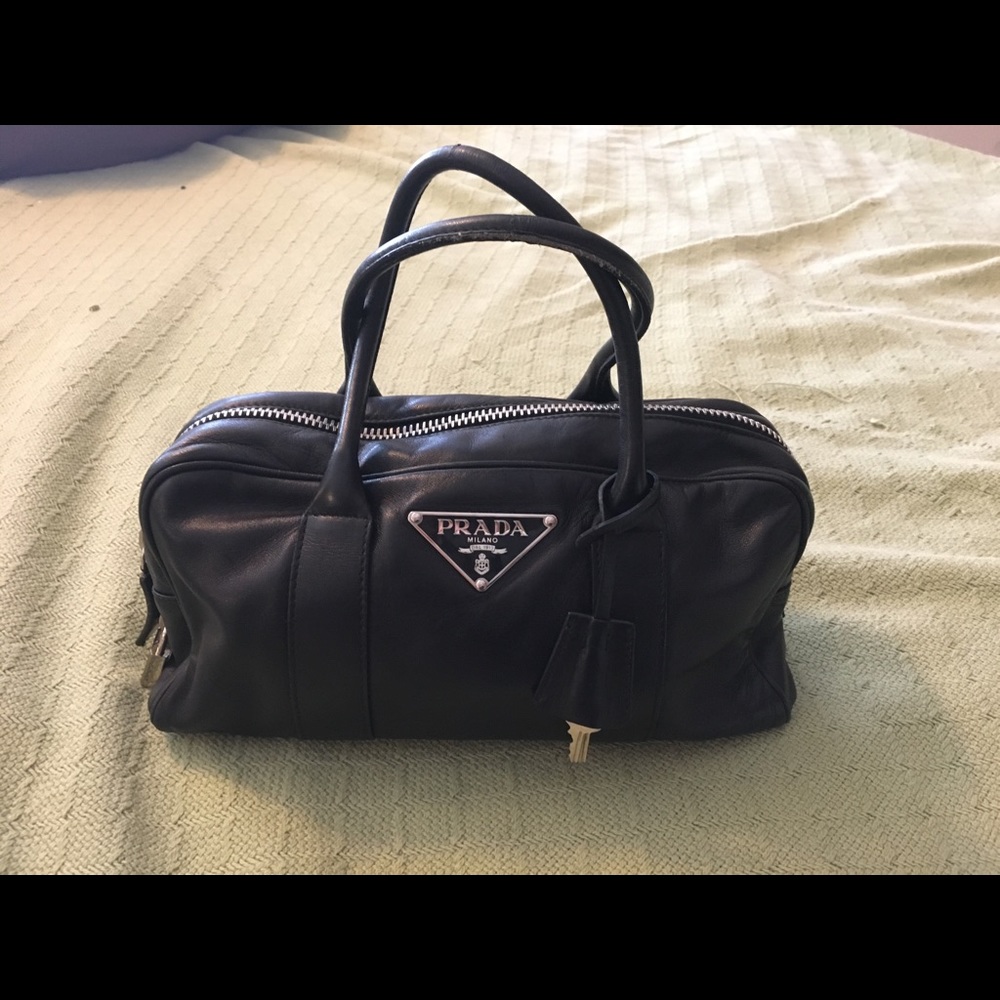 Prada soft leather handbag